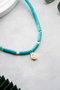 Heliophilia Silver Collar Multicolor con Colgante de Latón y Cobre